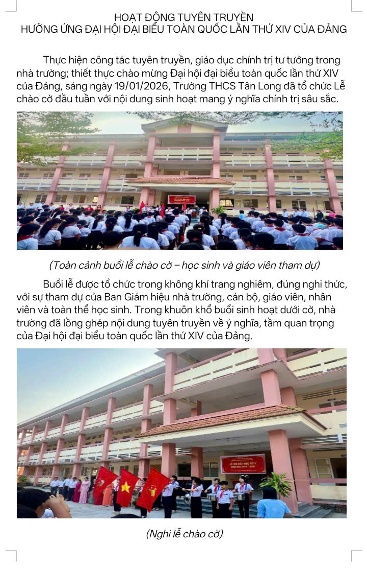 HOẠT ĐỘNG TUYÊN TRUYỀN HƯỞNG ỨNG ĐẠI HỘI ĐẠI BIỂU TOÀN QUỐC LẦN THỨ XIV CỦA ĐẢNG
