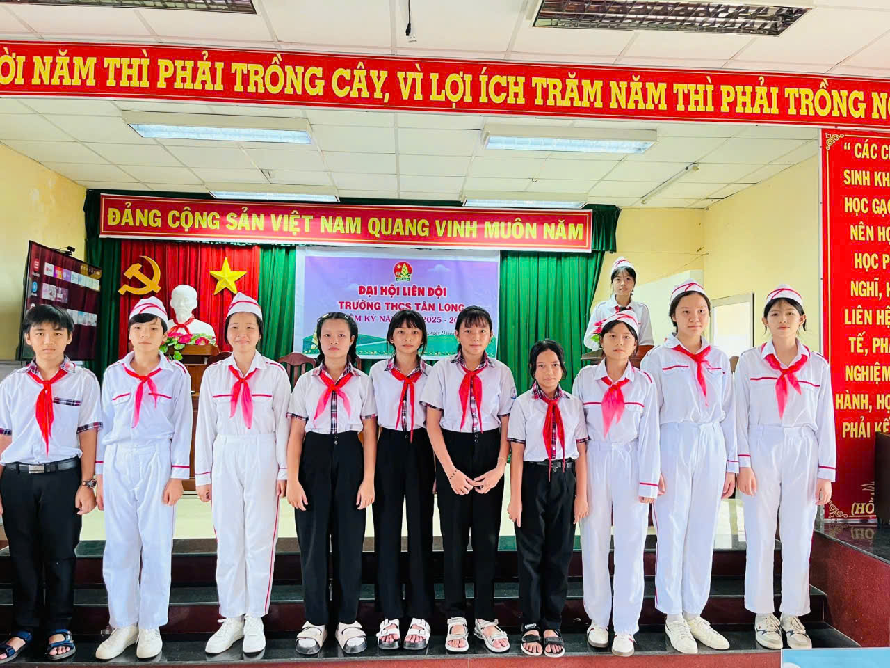 ĐẠI HỘI LIÊN ĐỘI TRƯỜNG THCS TÂN LONG NHIỆM KỲ NĂM HỌC 2025–2026